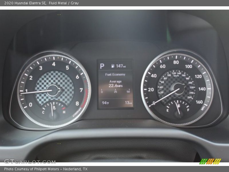 Fluid Metal / Gray 2020 Hyundai Elantra SE