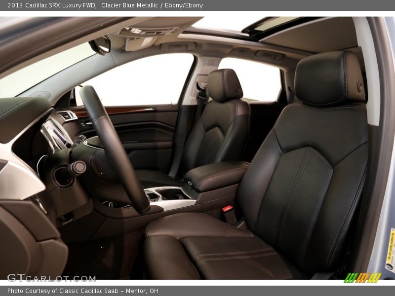 Glacier Blue Metallic / Ebony/Ebony 2013 Cadillac SRX Luxury FWD