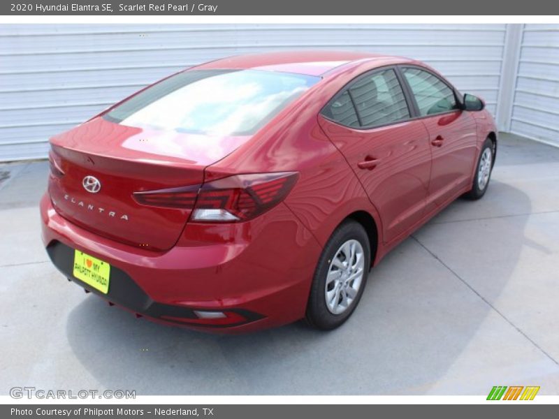 Scarlet Red Pearl / Gray 2020 Hyundai Elantra SE