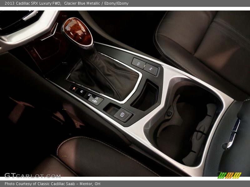 Glacier Blue Metallic / Ebony/Ebony 2013 Cadillac SRX Luxury FWD