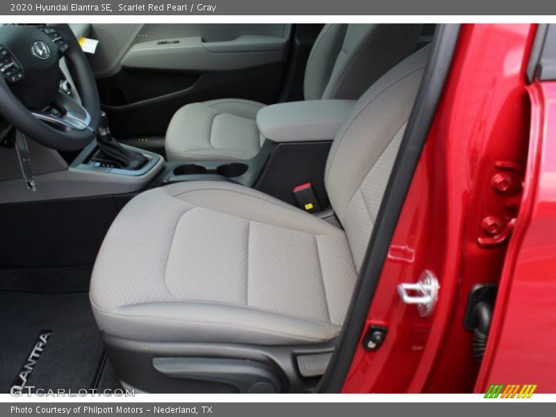 Scarlet Red Pearl / Gray 2020 Hyundai Elantra SE