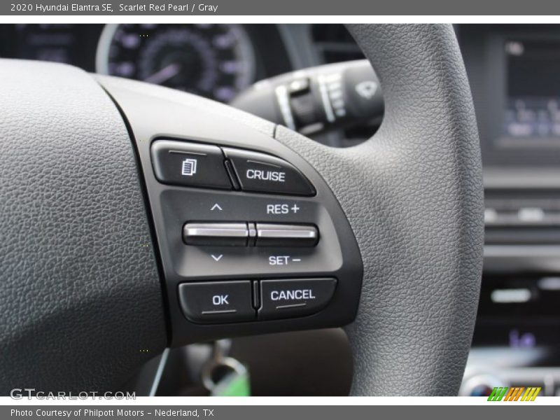 Scarlet Red Pearl / Gray 2020 Hyundai Elantra SE