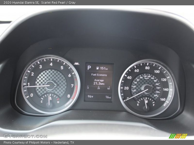 Scarlet Red Pearl / Gray 2020 Hyundai Elantra SE