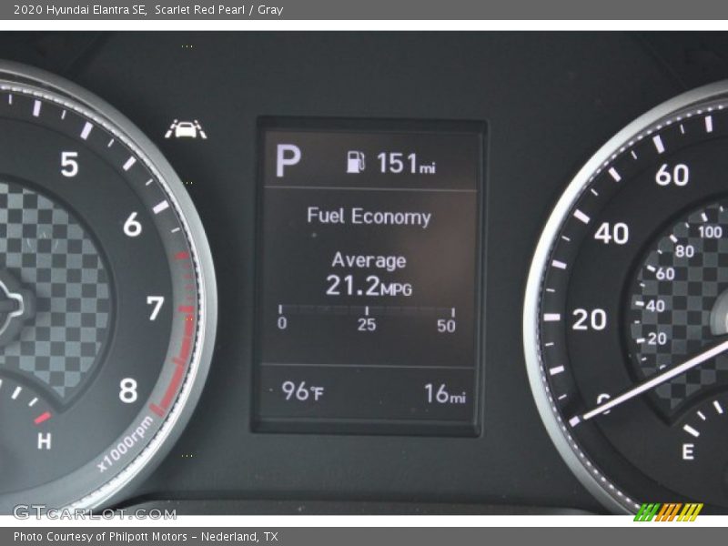 Scarlet Red Pearl / Gray 2020 Hyundai Elantra SE