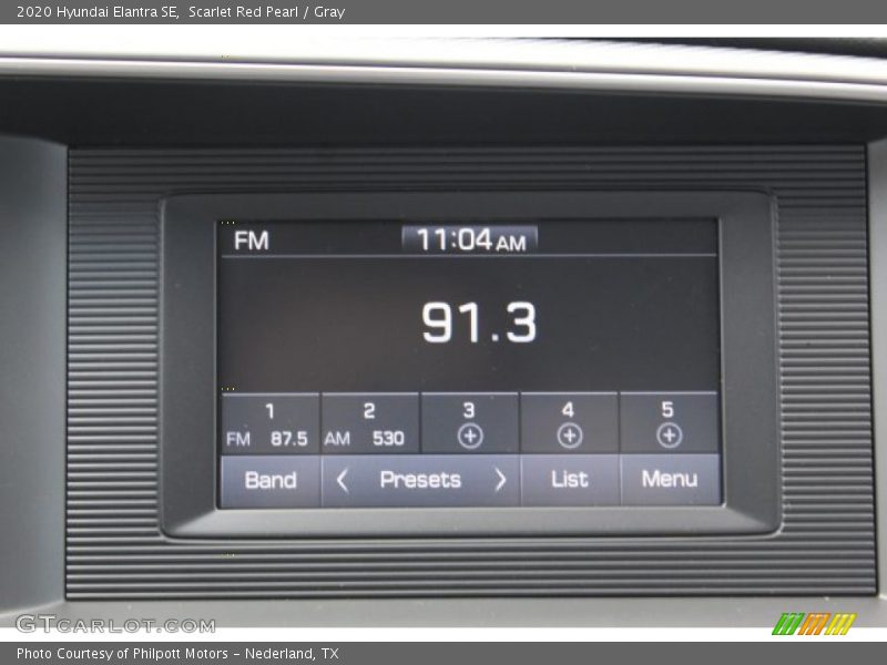 Scarlet Red Pearl / Gray 2020 Hyundai Elantra SE