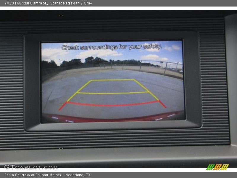 Scarlet Red Pearl / Gray 2020 Hyundai Elantra SE
