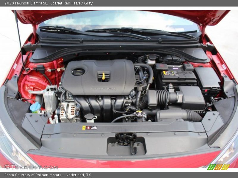 Scarlet Red Pearl / Gray 2020 Hyundai Elantra SE