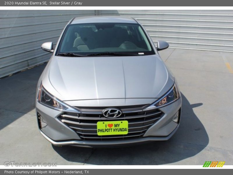 Stellar Silver / Gray 2020 Hyundai Elantra SE