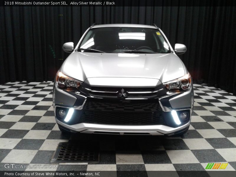 Alloy Silver Metallic / Black 2018 Mitsubishi Outlander Sport SEL