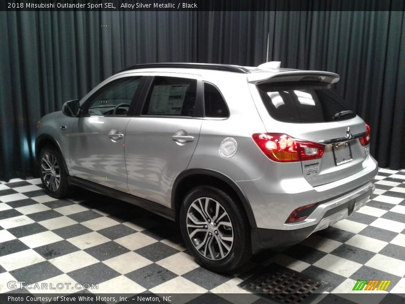 Alloy Silver Metallic / Black 2018 Mitsubishi Outlander Sport SEL