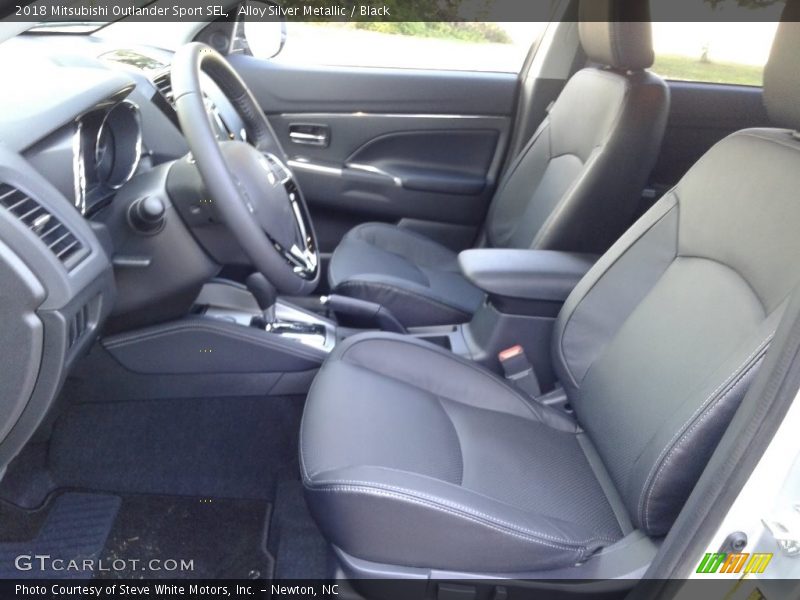 Alloy Silver Metallic / Black 2018 Mitsubishi Outlander Sport SEL