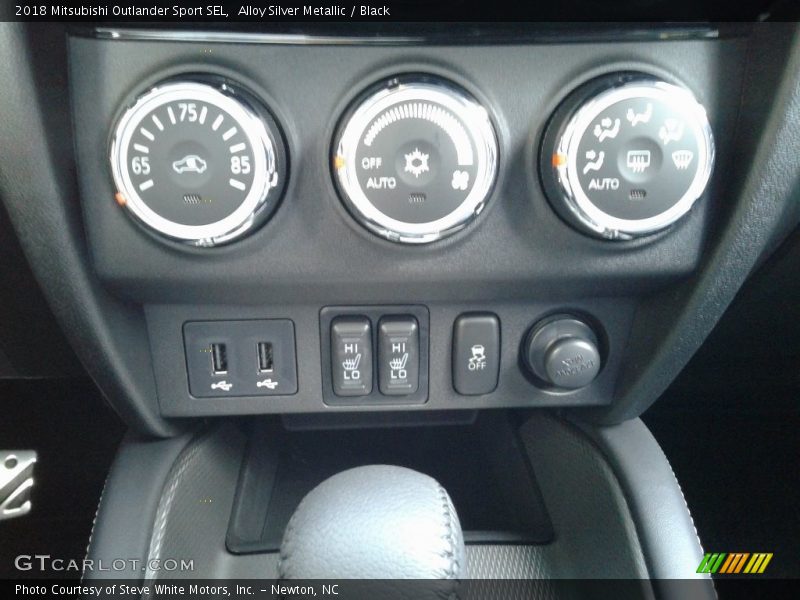 Controls of 2018 Outlander Sport SEL