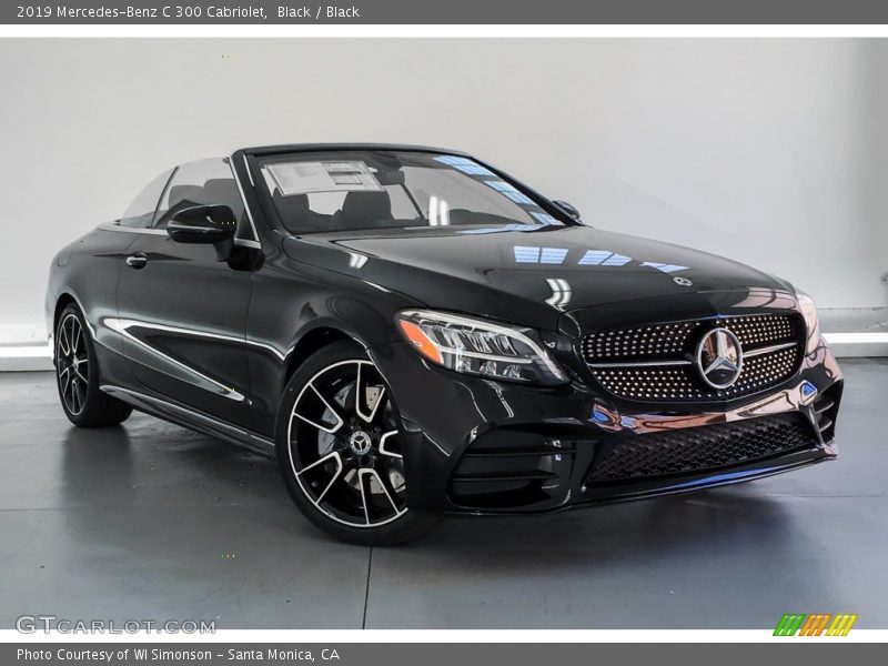 Black / Black 2019 Mercedes-Benz C 300 Cabriolet