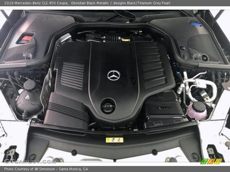 Obsidian Black Metallic / designo Black/Titanium Grey Pearl 2019 Mercedes-Benz CLS 450 Coupe