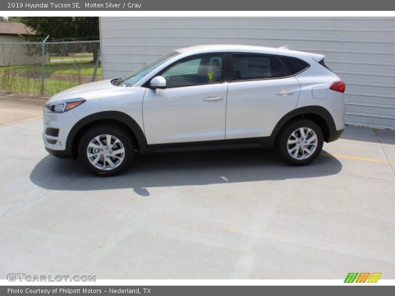 Molten Silver / Gray 2019 Hyundai Tucson SE