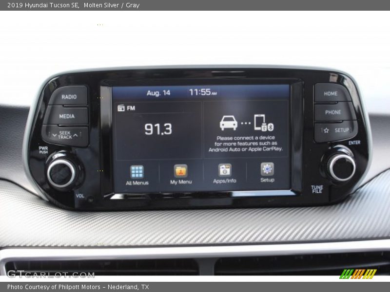 Molten Silver / Gray 2019 Hyundai Tucson SE
