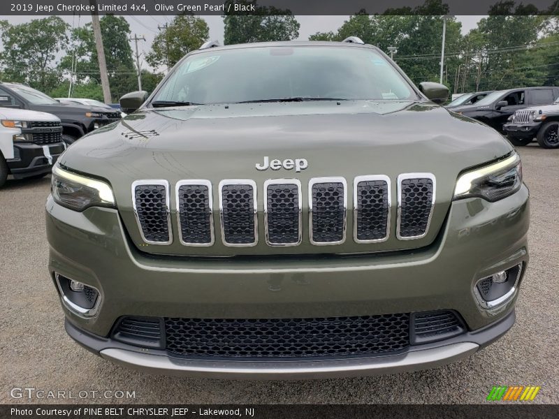 Olive Green Pearl / Black 2019 Jeep Cherokee Limited 4x4
