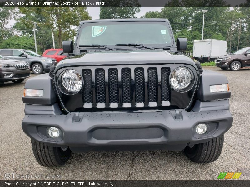 Black / Black 2020 Jeep Wrangler Unlimited Sport 4x4