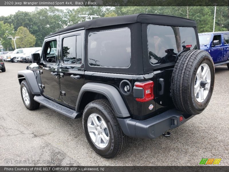 Black / Black 2020 Jeep Wrangler Unlimited Sport 4x4
