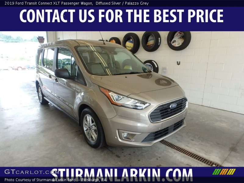 Diffused Silver / Palazzo Grey 2019 Ford Transit Connect XLT Passenger Wagon