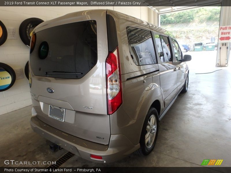 Diffused Silver / Palazzo Grey 2019 Ford Transit Connect XLT Passenger Wagon