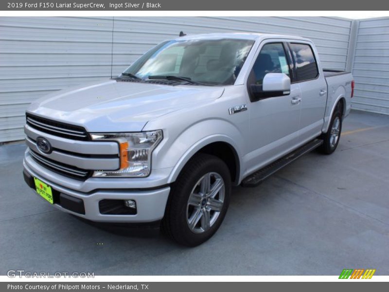 Ingot Silver / Black 2019 Ford F150 Lariat SuperCrew