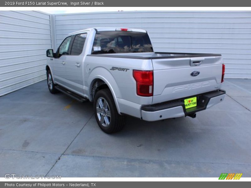 Ingot Silver / Black 2019 Ford F150 Lariat SuperCrew