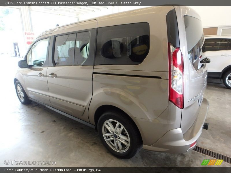 Diffused Silver / Palazzo Grey 2019 Ford Transit Connect XLT Passenger Wagon