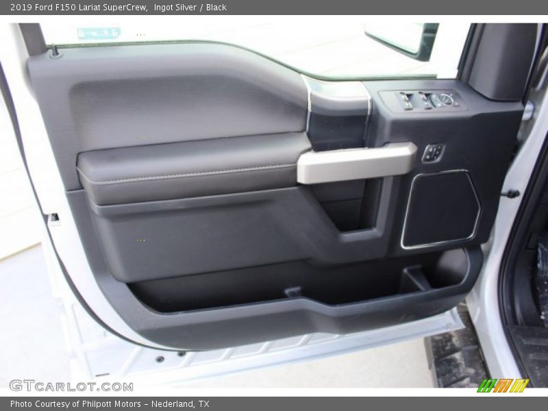 Ingot Silver / Black 2019 Ford F150 Lariat SuperCrew