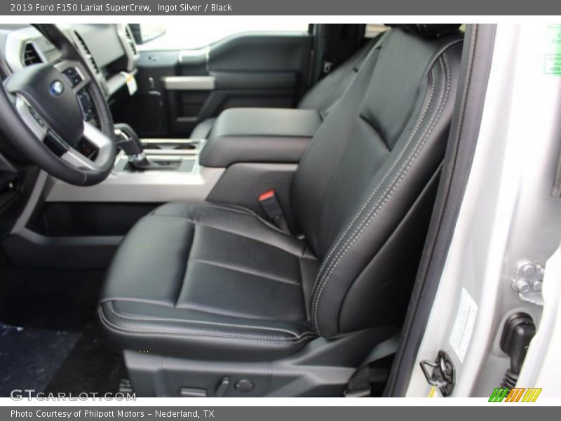 Ingot Silver / Black 2019 Ford F150 Lariat SuperCrew