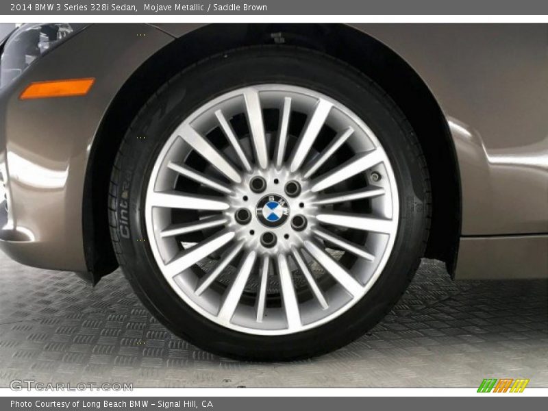 Mojave Metallic / Saddle Brown 2014 BMW 3 Series 328i Sedan