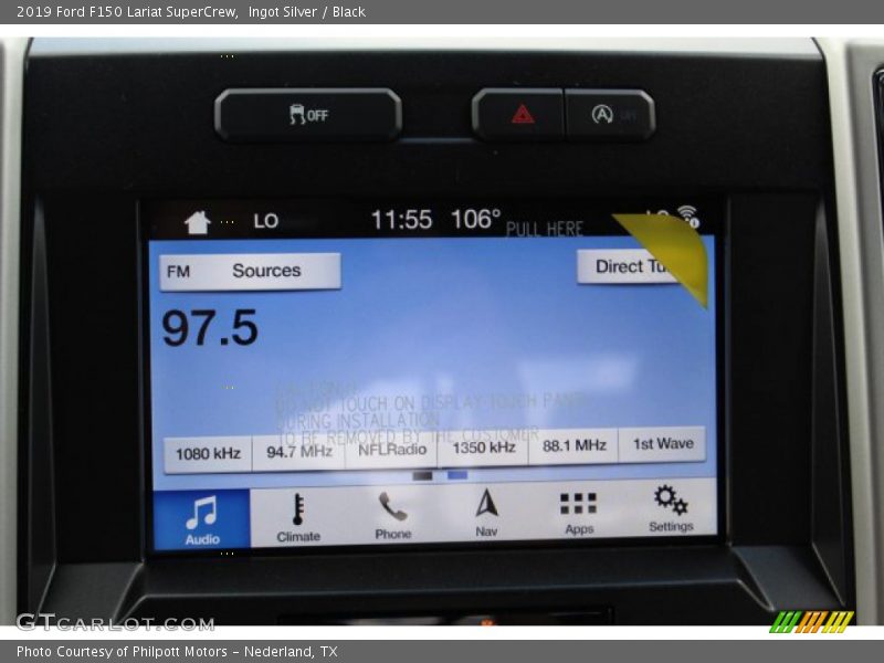 Ingot Silver / Black 2019 Ford F150 Lariat SuperCrew