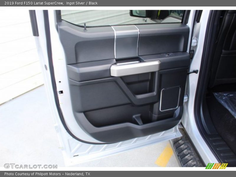 Ingot Silver / Black 2019 Ford F150 Lariat SuperCrew