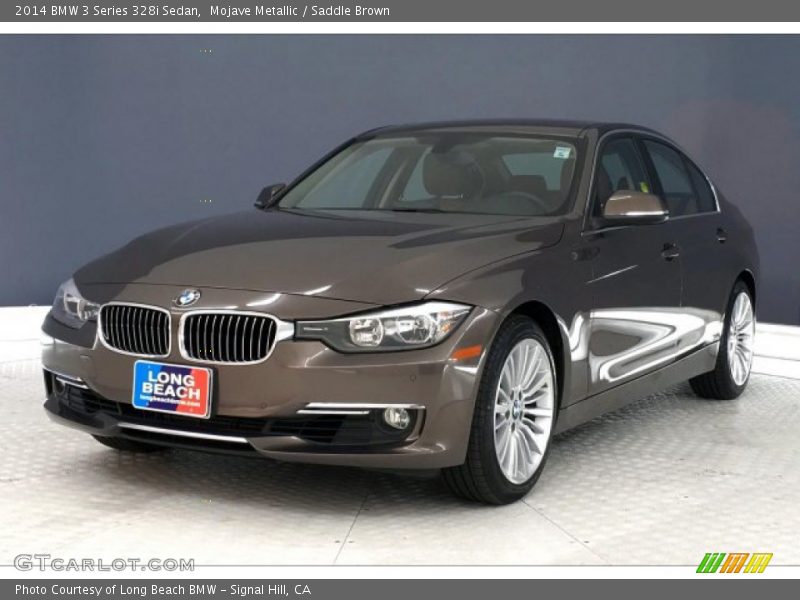 Mojave Metallic / Saddle Brown 2014 BMW 3 Series 328i Sedan