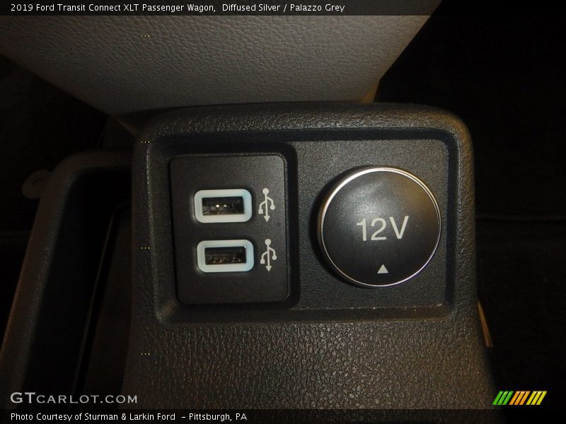 Diffused Silver / Palazzo Grey 2019 Ford Transit Connect XLT Passenger Wagon