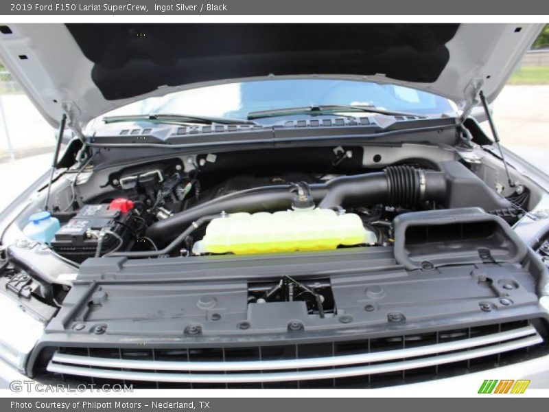Ingot Silver / Black 2019 Ford F150 Lariat SuperCrew