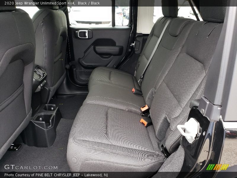 Rear Seat of 2020 Wrangler Unlimited Sport 4x4