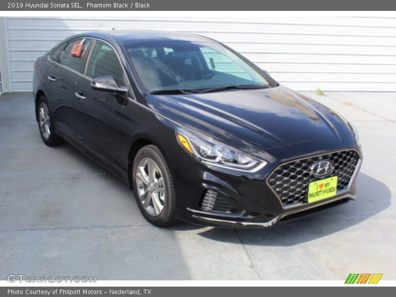 Phantom Black / Black 2019 Hyundai Sonata SEL