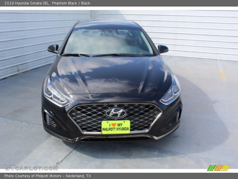 Phantom Black / Black 2019 Hyundai Sonata SEL