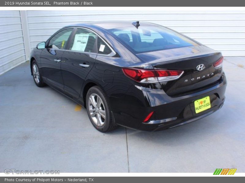 Phantom Black / Black 2019 Hyundai Sonata SEL