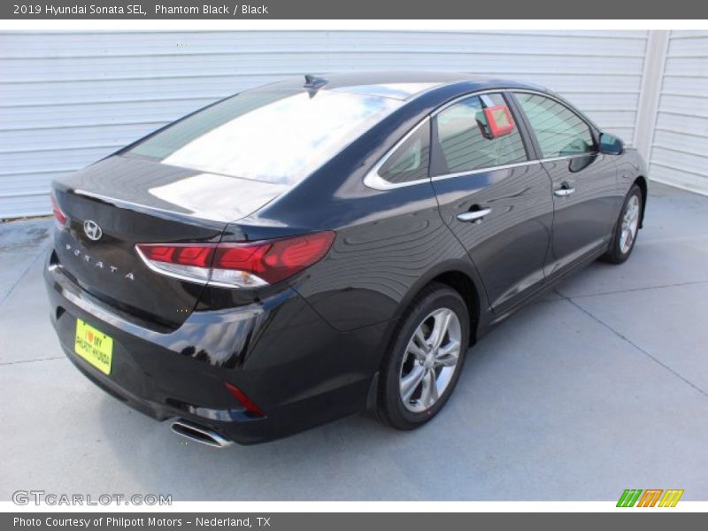 Phantom Black / Black 2019 Hyundai Sonata SEL