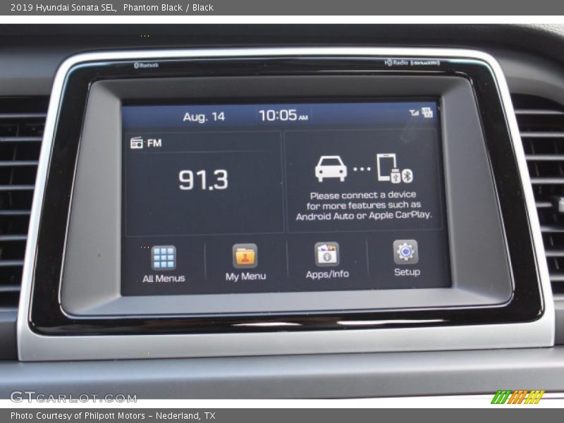 Phantom Black / Black 2019 Hyundai Sonata SEL