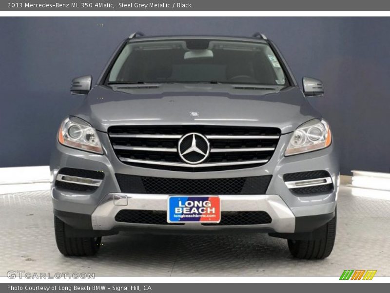Steel Grey Metallic / Black 2013 Mercedes-Benz ML 350 4Matic