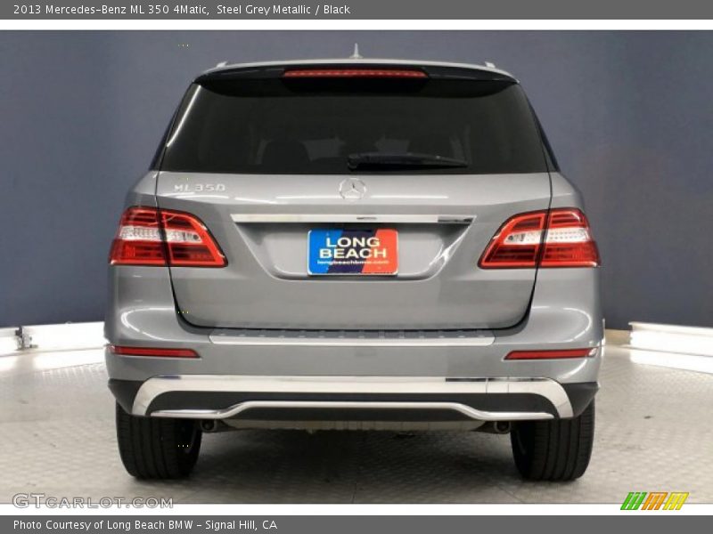 Steel Grey Metallic / Black 2013 Mercedes-Benz ML 350 4Matic