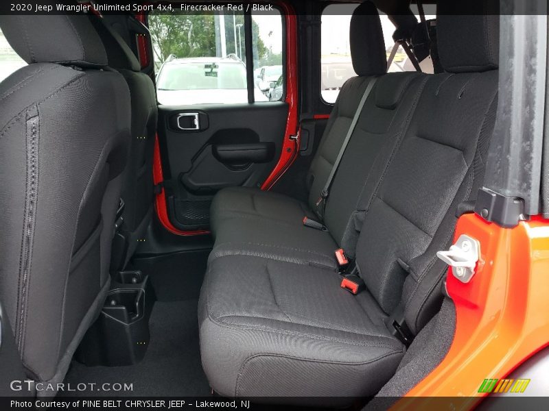 Rear Seat of 2020 Wrangler Unlimited Sport 4x4