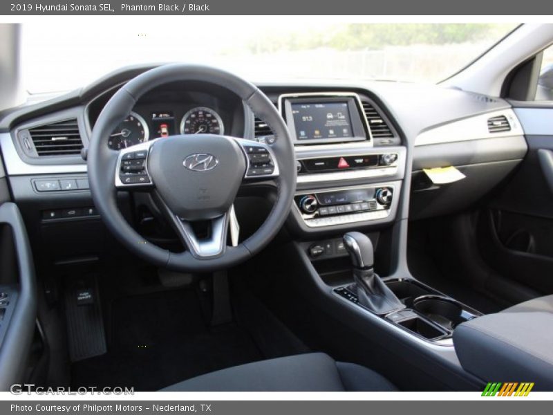 Phantom Black / Black 2019 Hyundai Sonata SEL