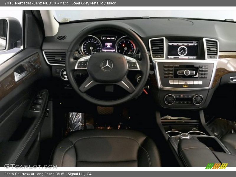 Steel Grey Metallic / Black 2013 Mercedes-Benz ML 350 4Matic