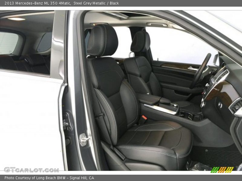 Steel Grey Metallic / Black 2013 Mercedes-Benz ML 350 4Matic