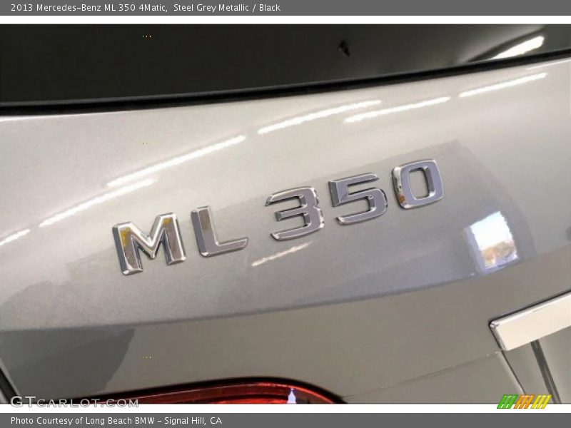 Steel Grey Metallic / Black 2013 Mercedes-Benz ML 350 4Matic
