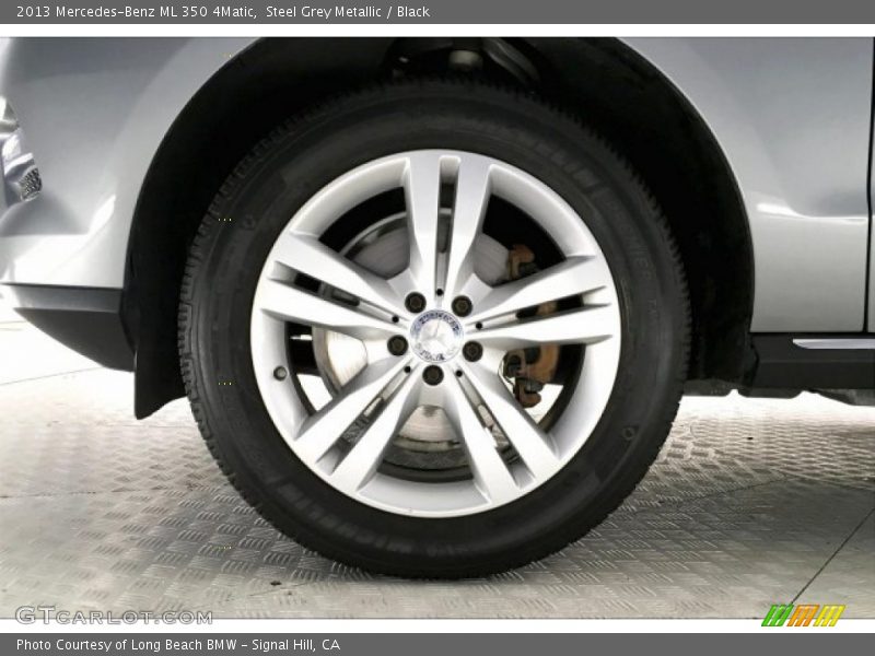 Steel Grey Metallic / Black 2013 Mercedes-Benz ML 350 4Matic
